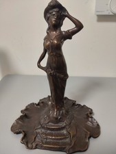 Jugendstil lampenfuß bronze gebraucht kaufen  Bad Krozingen