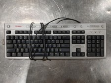 Teclado COMPAQ tamanho completo PS/2 prata - justo, usado comprar usado  Enviando para Brazil