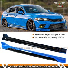 Saia lateral Yofer V1 Boost azul preta 2 tons extensão para 2022-2025 Honda Civic comprar usado Saia lateral Yofer V1 Boost azul preta 2 tons extensão para 2022-2025 Honda Civic comprar usado  Enviando para Brazil