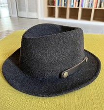 Usado, Chapéu masculino Filson raro vintage de lã de feltro feito nos EUA com abas de orelha xadrez grande comprar usado  Enviando para Brazil