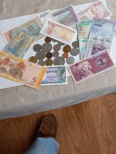 Combo de monedas y billetes del mundo segunda mano  Embacar hacia Mexico