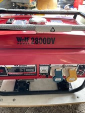 Wolf 2800dv petrol for sale  SWINDON