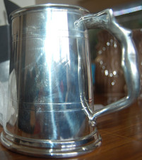 Pewter tankard naked for sale  SOUTHSEA