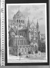 G801 / GRAVURE /  PORTAIL DU TRANSEPT MERIDIONAL DE LA CATHEDRALE DE STRASBOURG comprar usado  Enviando para Brazil