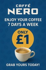 Cafe nero vouchers for sale  HARROW