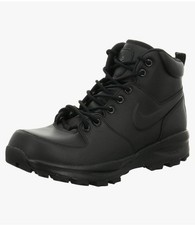 Botas masculinas Nike Manoa tamanho 11 couro preto casual com cadarço no tornozelo 456975-001 comprar usado  Enviando para Brazil