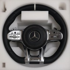 Mercedes-Benz AMG Steering Wheel Black Leather & Paddles – Plug & Play, usado comprar usado  Enviando para Brazil