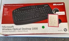 Mouse + receptor Microsoft Wireless Optical Desktop 1000 teclado BV3-00003 comprar usado  Enviando para Brazil