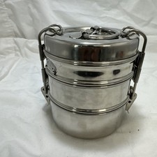 Conjunto de lancheira RSINC aço inoxidável, conjunto de 3, prata comprar usado  Enviando para Brazil