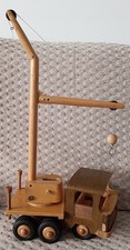 Ddr holzspielzeug kran gebraucht kaufen  Emmering