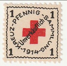 Alemanha - Cruz Vermelha, Cruz Vermelha Coleção Pfennig 1pf com o/p 1914(S)(M) comprar usado  Enviando para Brazil