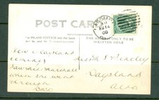 CANADÁ 1908 GAIVOTA LAGO REAL PH PPC LACOMBE TO DAYSLAND ALTA comprar usado  Enviando para Brazil