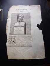 Gravure 1584 siécle d'occasion  Lunéville