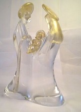 Usado, Um grupo de figuras sagradas vintage impressionante de vidro de arte de Murano com pó dourado comprar usado  Enviando para Brazil