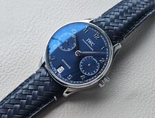 Relógio automático IWC Portuger 7 dias azul IW500710 comprar usado  Enviando para Brazil