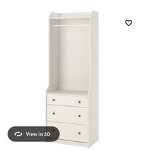 Ikea white hauga for sale  WINDSOR