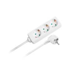 5901436733744 Przedłużacz biały Rebel 3 gniazda typu niemieckiego, dł. 1,5m (3x na sprzedaż  PL