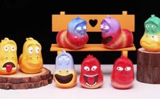 CONJUNTO COMPLETO 8 PEÇAS Larva Figura de Desenho Animado Colecionável Caixa Cega Brinquedo Presente Mini Estátua comprar usado  Enviando para Brazil