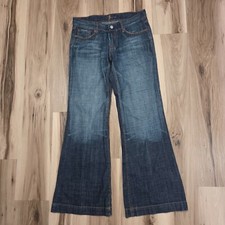 Jeans feminino 7 For All Mankind Dojo Flare 29(31)x32 jeans comprar usado  Enviando para Brazil