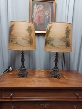 Coppia candelieri lampade usato  Sandigliano