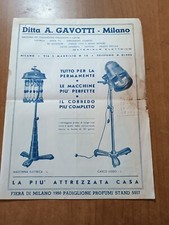1950 depliant pubblicità usato  Trappeto