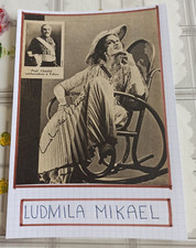 AUTOGRAPHE de LUDMILA MIKAEL SUR COUP.  DE PRESSE COLLEE SUR BRISTOL 15 x 21 cm, usado comprar usado AUTOGRAPHE de LUDMILA MIKAEL SUR COUP.  DE PRESSE COLLEE SUR BRISTOL 15 x 21 cm, usado comprar usado  Enviando para Brazil