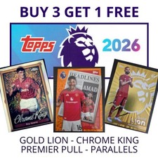 TOPPS Premier League 2026 - CARTÕES RAROS - Leão de Ouro - Rei Cromado - Paralelo comprar usado  Enviando para Brazil