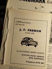 Tv1 ephemera 1963 for sale  LEICESTER