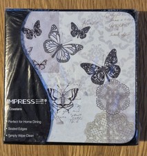 Impress butterfly coasters for sale  SOUTHEND-ON-SEA