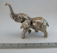 Statuetta argento elefante usato  Catania