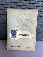 Manuale libretto alfa usato  Italia