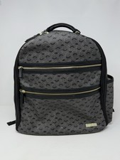 Mochila Skip Hop Deco Saffiano bolsa de fraldas couro vegano alças de carrinho, excelente estado usado, usado comprar usado  Enviando para Brazil