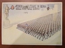 Cartolina scuola militare usato  Italia