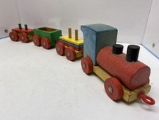Unbranded wooden train for sale  BALLYMENA