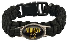 Nirvana paracord bracelet for sale  GLASGOW