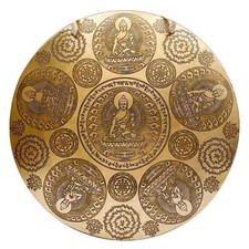 Buddha mantra intaglio usato  Spedire a Italy