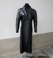 Trench pelle lungo usato  Milano