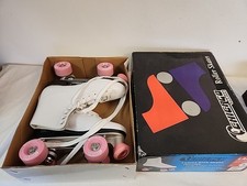 Patins femininos Chicago Rink tamanho 8 branco e rosa EM CAIXA comprar usado  Enviando para Brazil