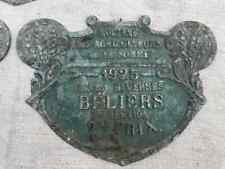 Grande plaque concours d'occasion  Beauval