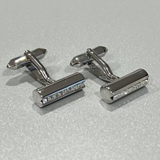 Cylinder crystal cufflinks for sale  Jericho