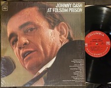 JOHNNY CASH at FOLSOM PRISON - 1968 1st Press Columbia 2-Eye LP - EX IN SHRINK comprar usado  Enviando para Brazil