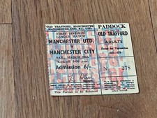 Ticket 1969 manchester for sale  DUNMOW