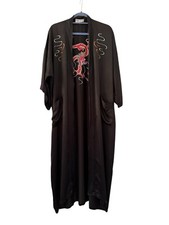 Japanese kimono black for sale  WHITSTABLE