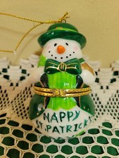 Leprechaun snowman trinket for sale  Warsaw