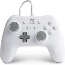Biały kontroler kablowy Nintendo Switch towar B na sprzedaż  PL