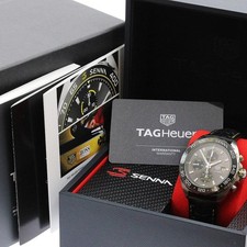 TAG HEUER CAZ201B Formula 1 Ayrton Senna edição especial automático masculino #C236 comprar usado  Enviando para Brazil