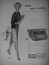 Publicité ibm électrique d'occasion  Longueil-Sainte-Marie