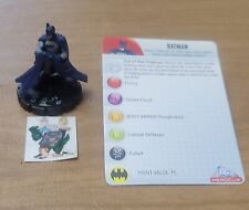 =HeroClix DC JUSTICE LEAGUE Batman 001 com cartão = comprar usado  Enviando para Brazil
