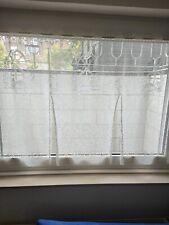 Gardine weiß katzenmotiv gebraucht kaufen  Neuss