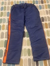 Stihl chainsaw trousers for sale Stihl chainsaw trousers for sale  BARNSTAPLE